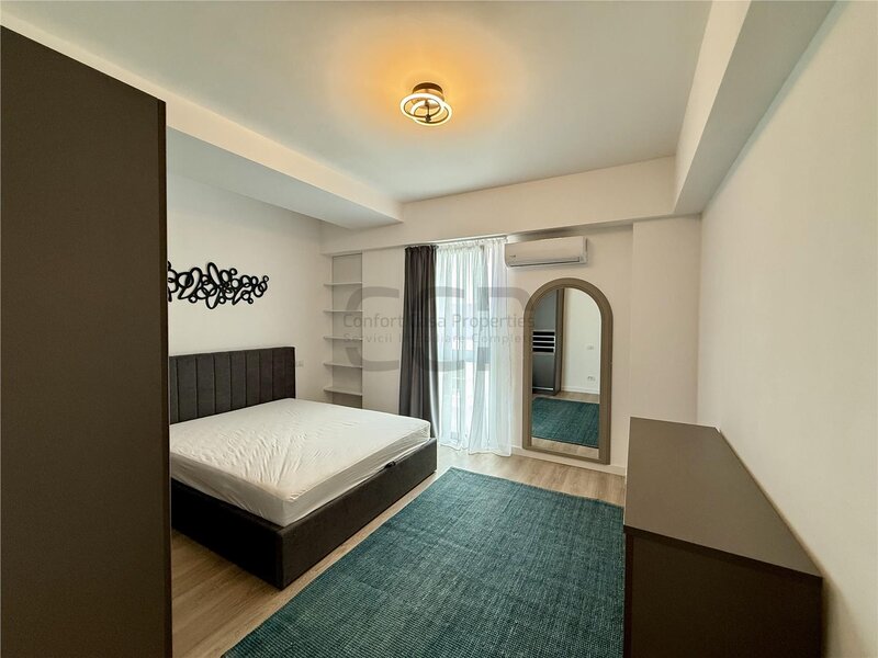 Rond Alba Iulia, Decebal, apartament 2 camere lux, totul nou, prima inchiriere, loc parcare.